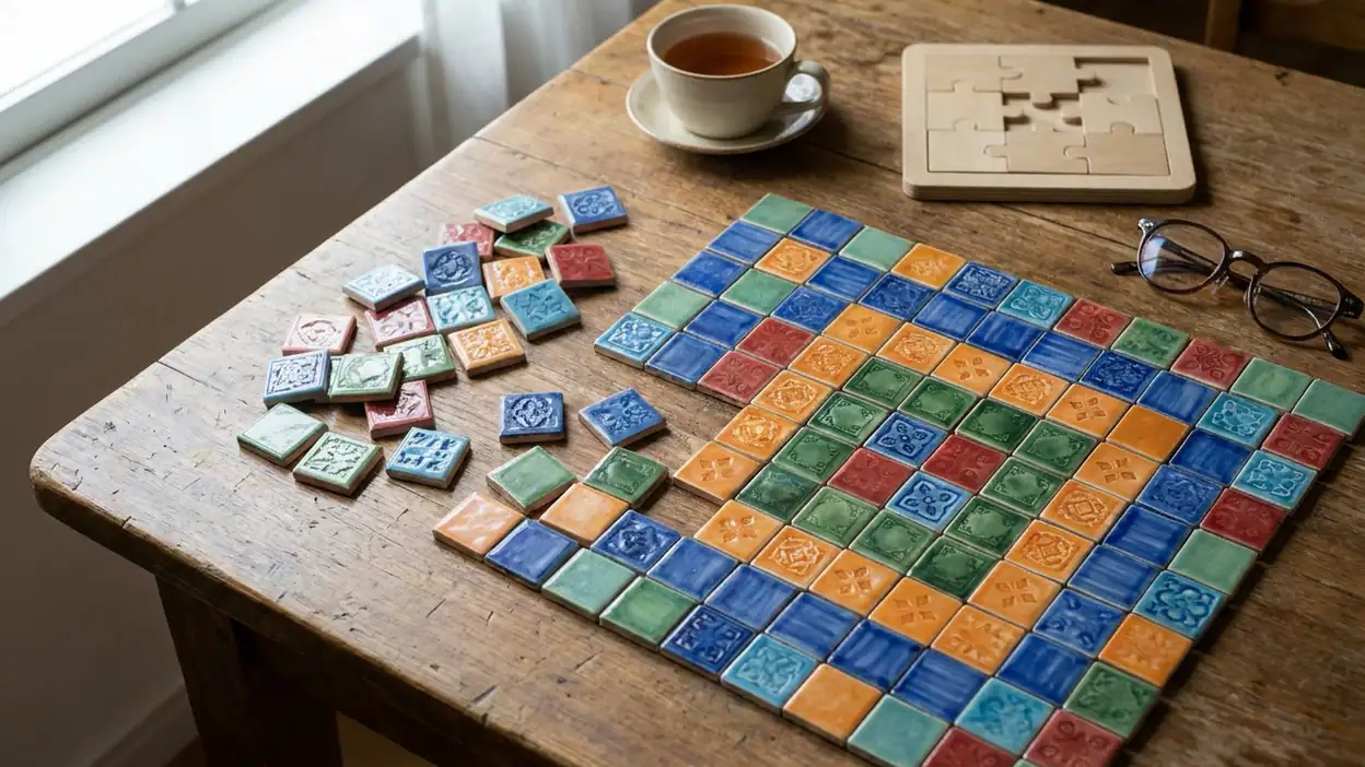 Tile Club - 3-Gewinnt-Spiel: Strategie und Geduld im Puzzle-Abenteuer